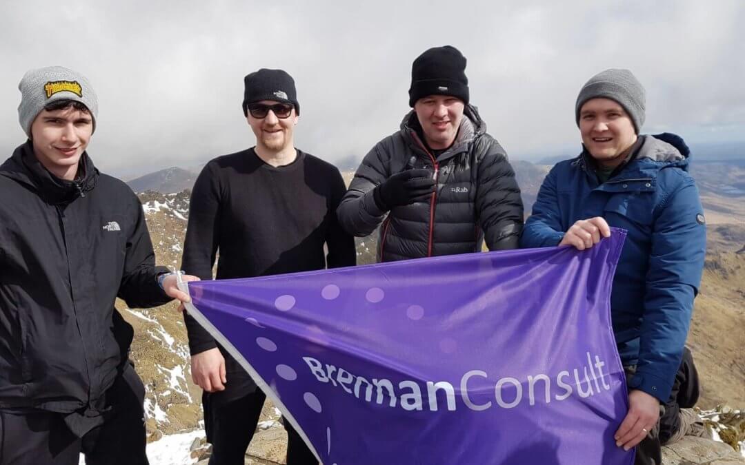 Brennan Consult conquer Snowdon!