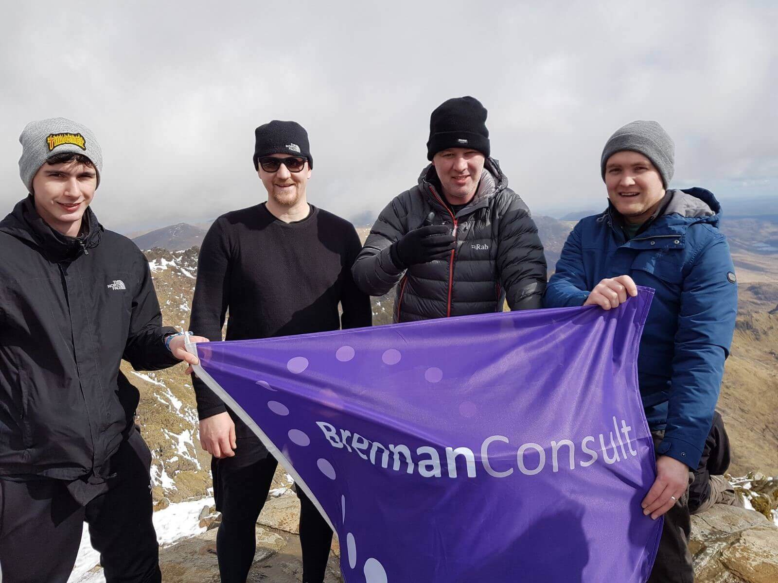 Brennan Consult conquer Snowdon!